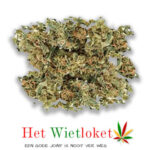 Particels van het Wietloket. Mooie stukjes blad en top.