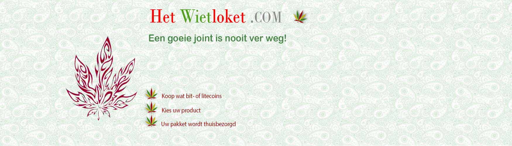 Het Wietloket, Online wiet kopen