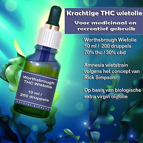 THC Wietolie, wiet olie, cannabis olie van Het Wietloket